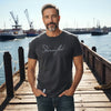 T-Shirt Hafenglanz Schwarz