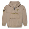 Sturmflut Hoodie Windbrecher Beige