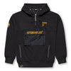 Sturmflut Hoodie Windbrecher Schwarz