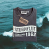 Sturmflut T-shirt dunkelgrau