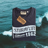 Sturmflut T-shirt dunkelblau